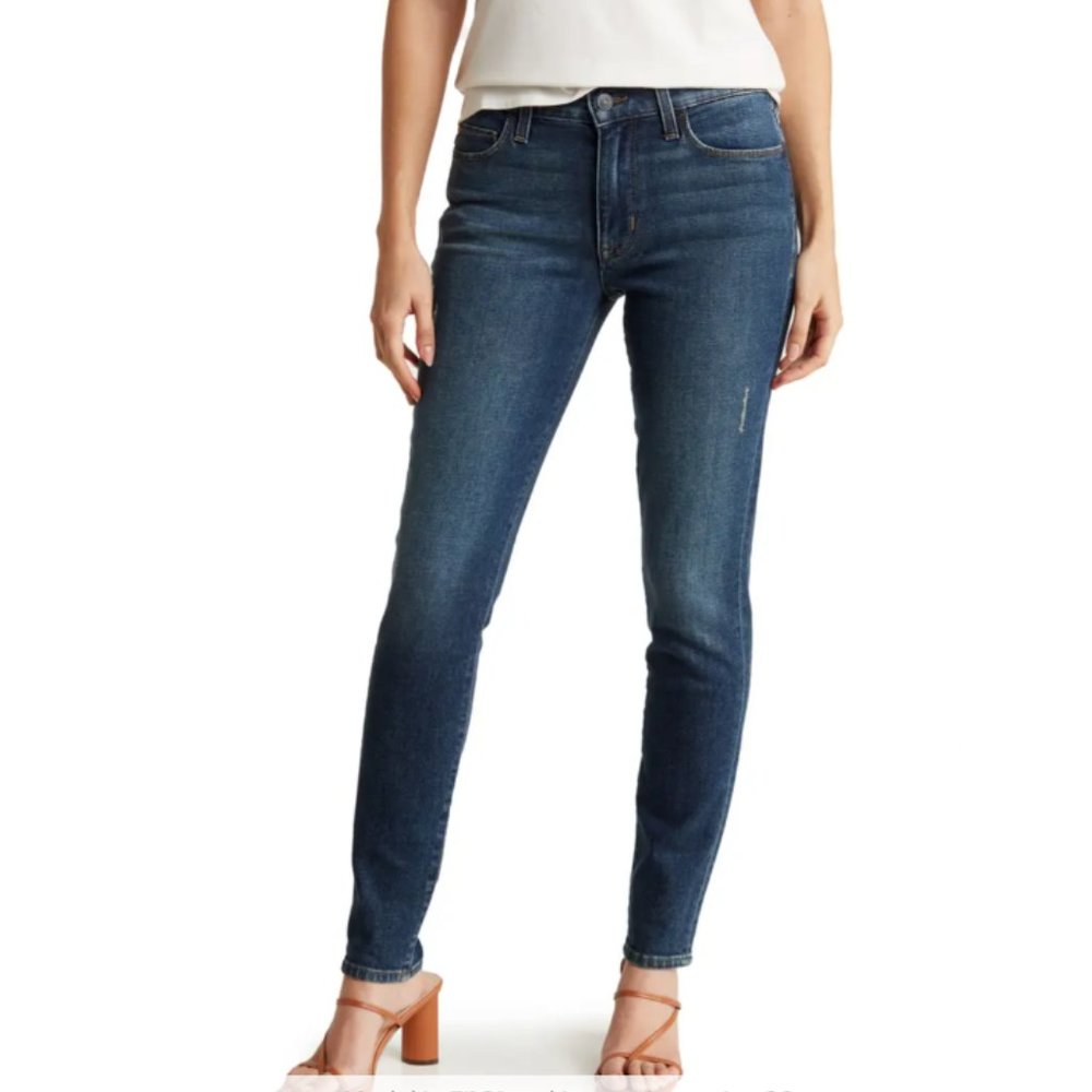 HUDSON Blaire High Rise Skinny Ankle Jeans size 25 (2)